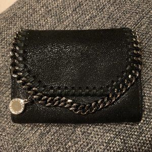 stella mccartney falabella shaggy deer wallet (sm)